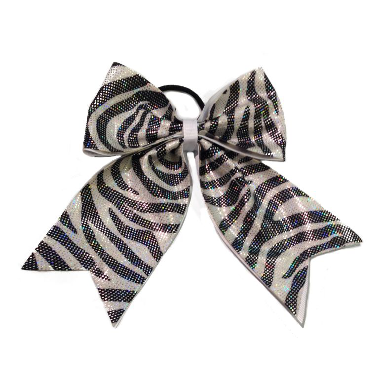 Zebra hair bow