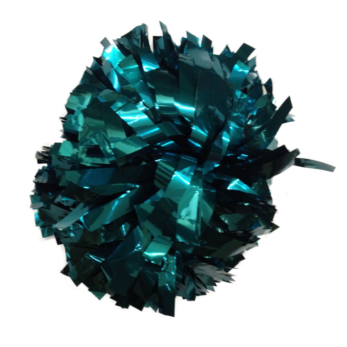 Metallisk teal pom pom