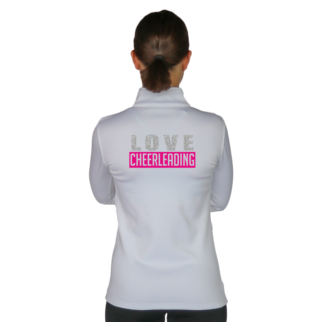 Skillz Gear Invincible jacket with LOVE CHEERLEADING print