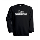 B&C Älska cheerleading sweatshirt