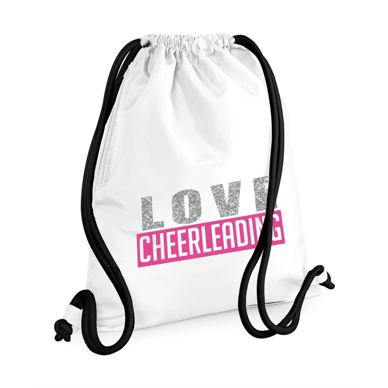 LOVE CHEERLEADING gymsack