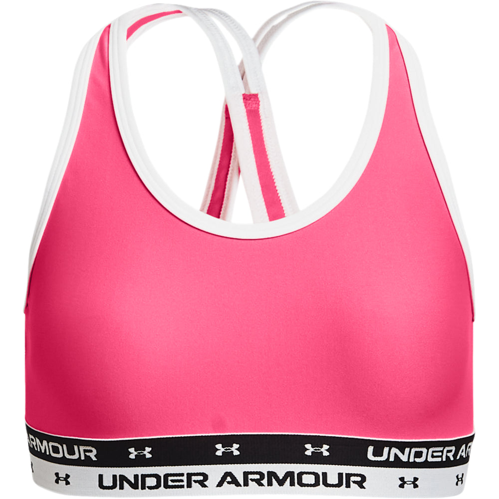 Under Armour girls' Crossback Solid sports bra - Eurocheer