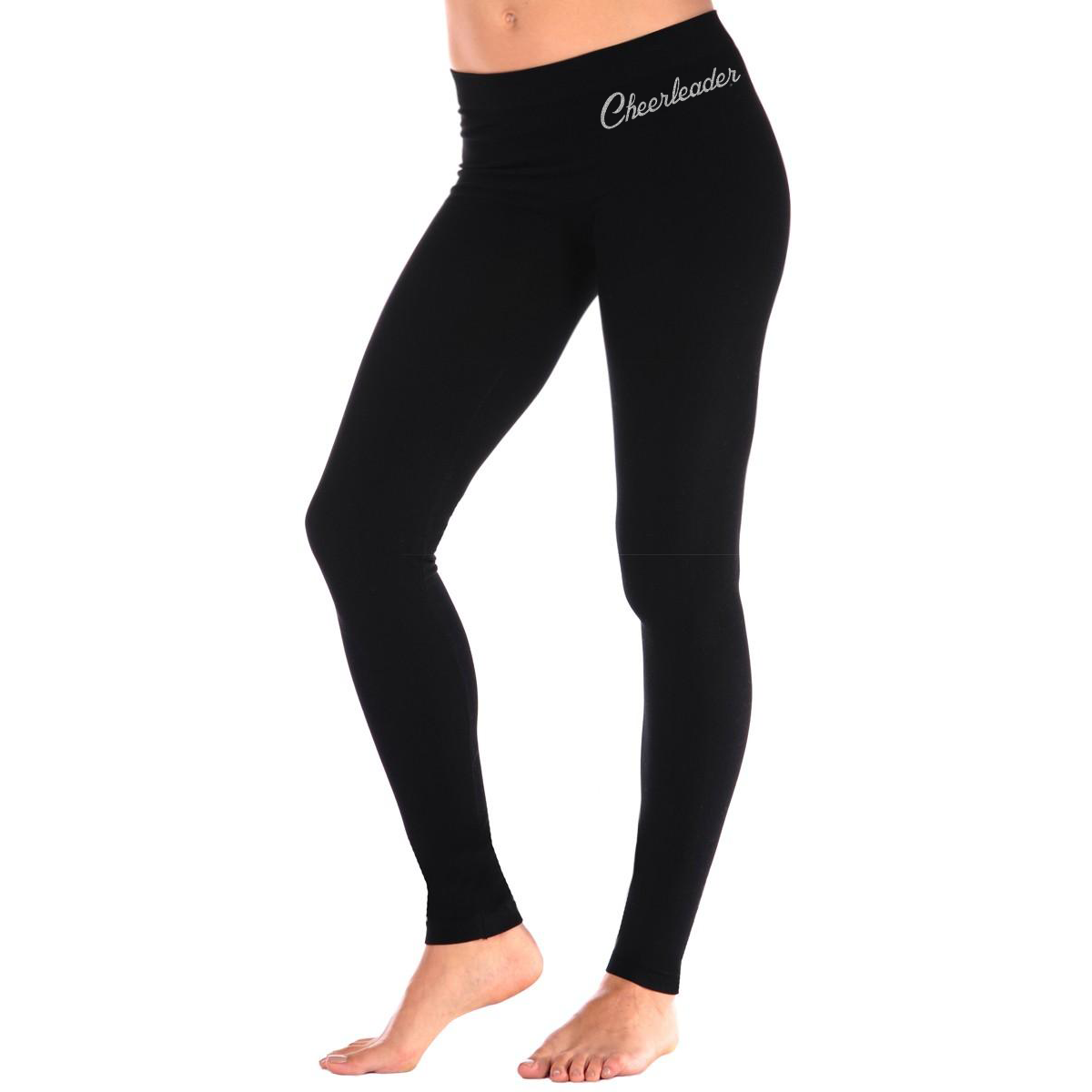 Black cheer leggings clearance