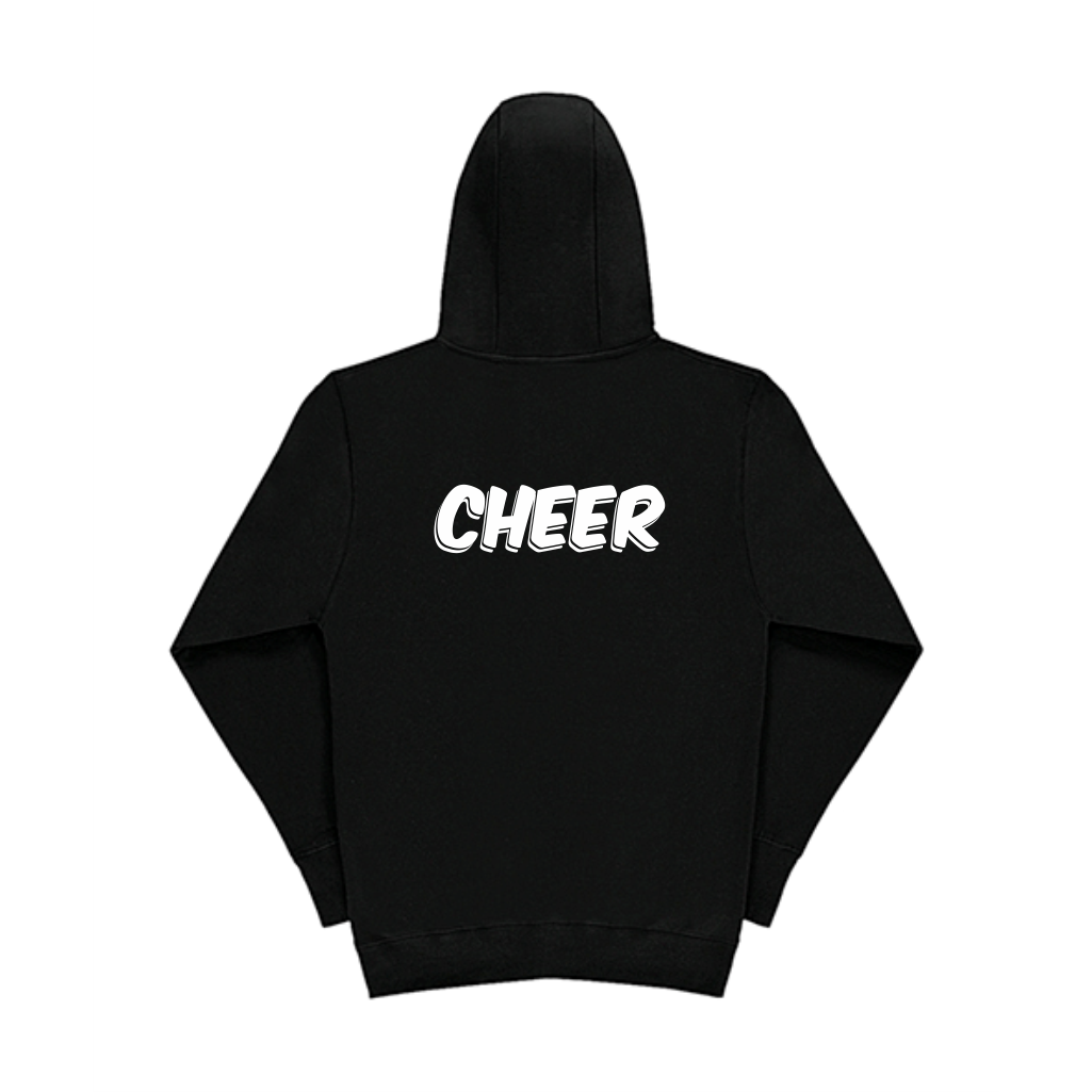 SG Cheer huvtröja med dragkedja