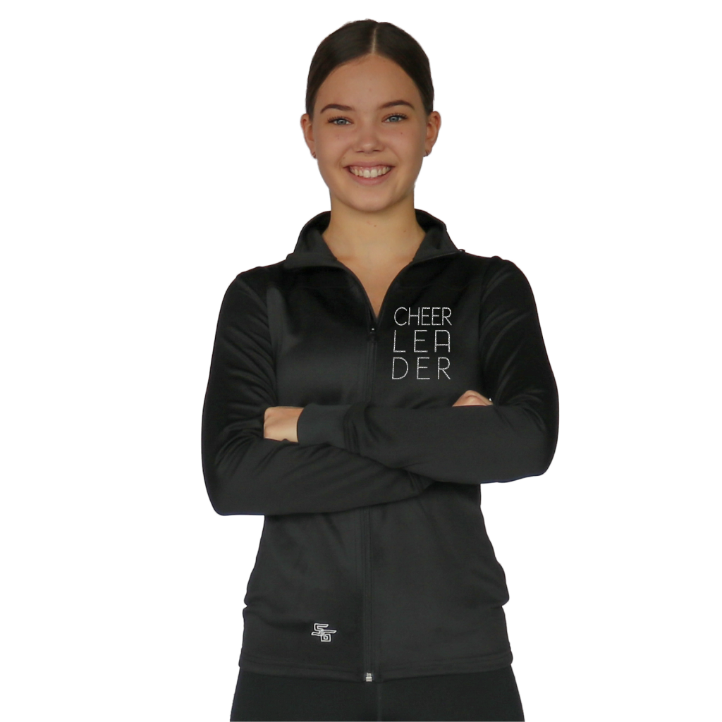 Skillz Gear Fearless jacket with CHEER-LEA-DER print